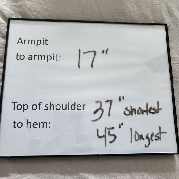 NEW MATILDA JANE Her Majesty Dress Gray Blue Stripe Shark Bite Hem womens size M - Picture 8 of 8